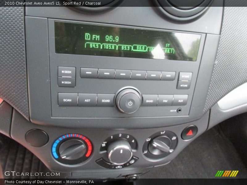 Sport Red / Charcoal 2010 Chevrolet Aveo Aveo5 LS