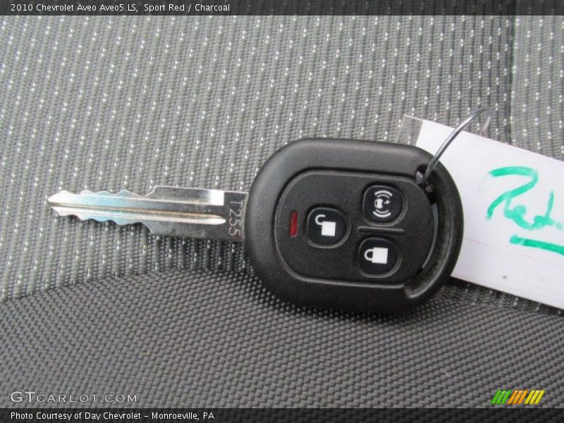 Sport Red / Charcoal 2010 Chevrolet Aveo Aveo5 LS