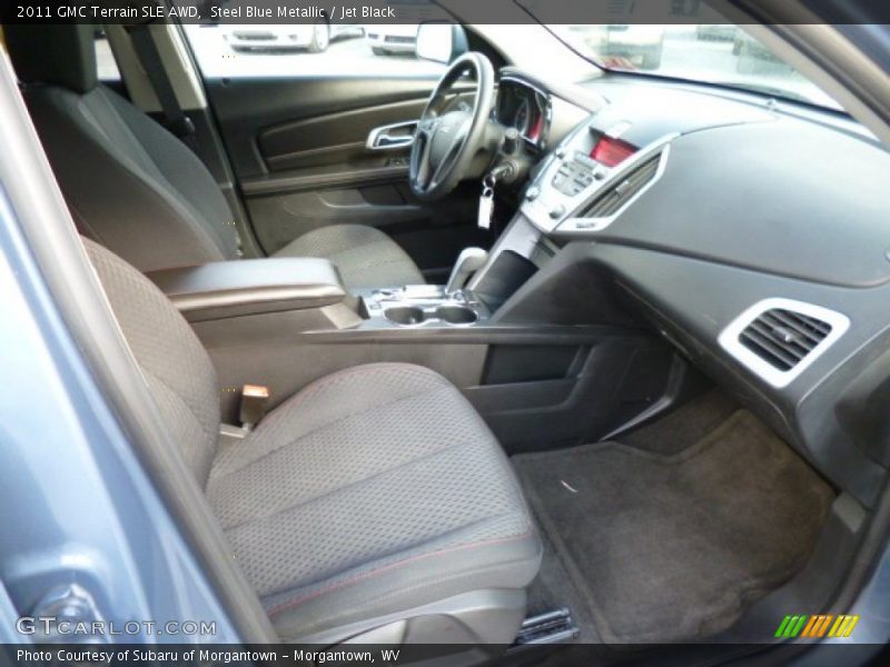 Steel Blue Metallic / Jet Black 2011 GMC Terrain SLE AWD