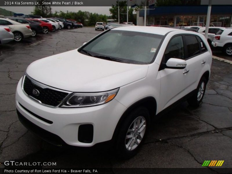 Snow White Pearl / Black 2014 Kia Sorento LX