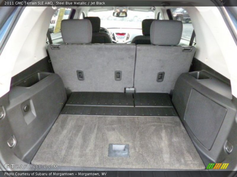 Steel Blue Metallic / Jet Black 2011 GMC Terrain SLE AWD
