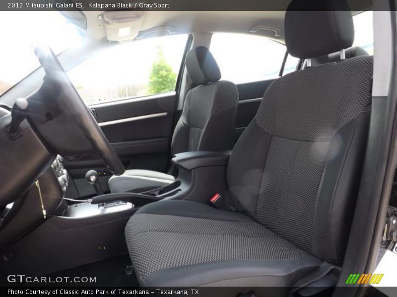 Front Seat of 2012 Galant ES