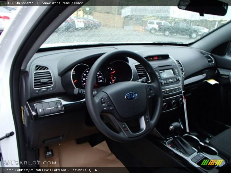 Snow White Pearl / Black 2014 Kia Sorento LX