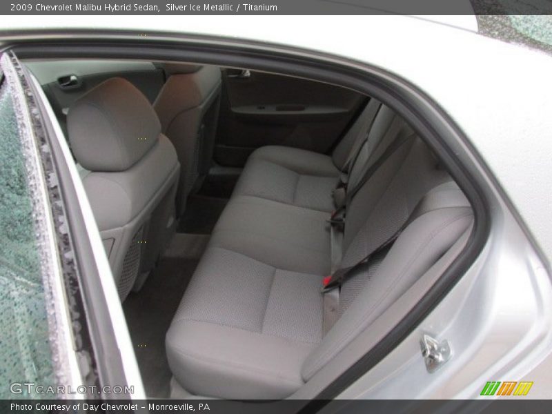 Silver Ice Metallic / Titanium 2009 Chevrolet Malibu Hybrid Sedan