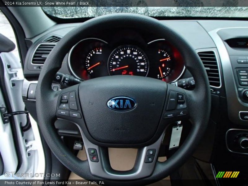 Snow White Pearl / Black 2014 Kia Sorento LX