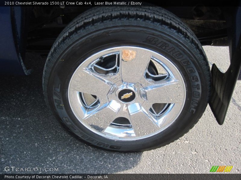 Laser Blue Metallic / Ebony 2010 Chevrolet Silverado 1500 LT Crew Cab 4x4