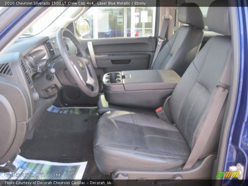 Laser Blue Metallic / Ebony 2010 Chevrolet Silverado 1500 LT Crew Cab 4x4