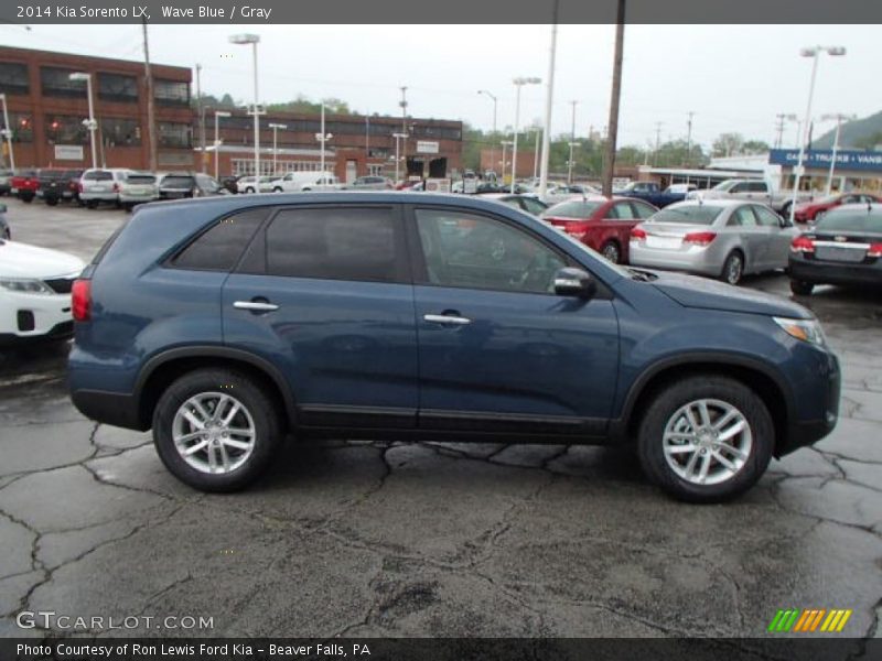 Wave Blue / Gray 2014 Kia Sorento LX