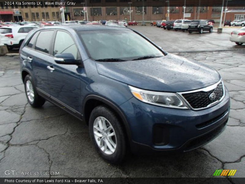 Wave Blue / Gray 2014 Kia Sorento LX