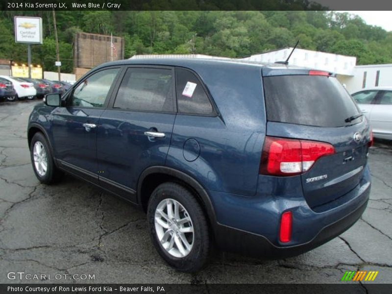 Wave Blue / Gray 2014 Kia Sorento LX