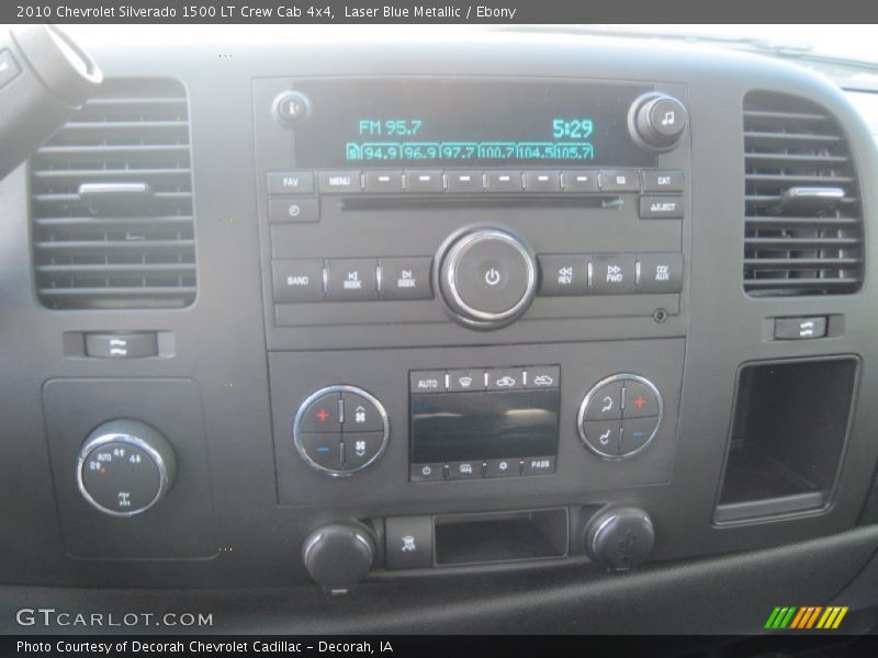 Laser Blue Metallic / Ebony 2010 Chevrolet Silverado 1500 LT Crew Cab 4x4