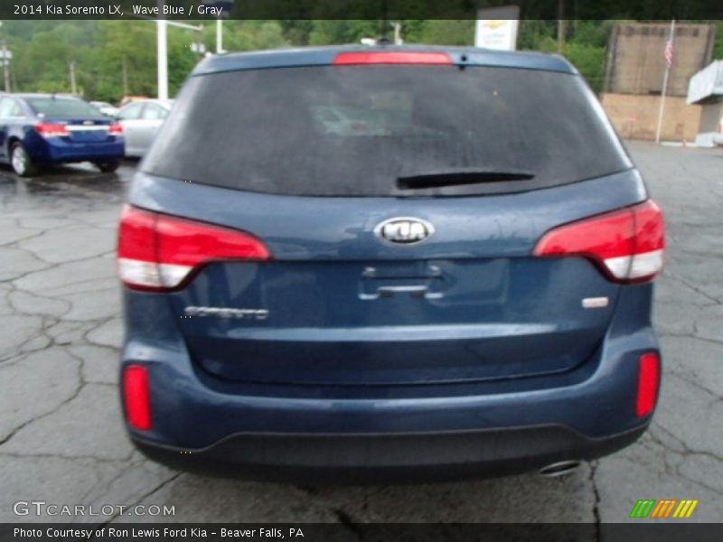 Wave Blue / Gray 2014 Kia Sorento LX