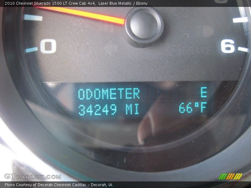 Laser Blue Metallic / Ebony 2010 Chevrolet Silverado 1500 LT Crew Cab 4x4