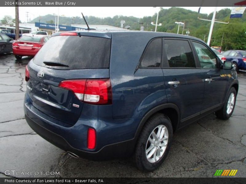 Wave Blue / Gray 2014 Kia Sorento LX