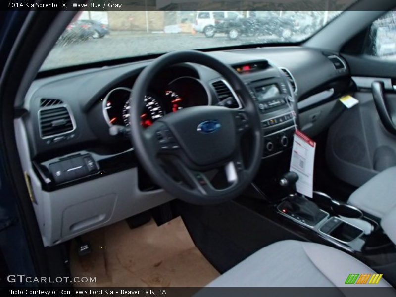 Wave Blue / Gray 2014 Kia Sorento LX