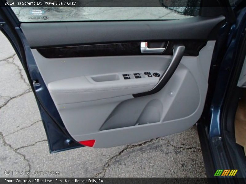 Wave Blue / Gray 2014 Kia Sorento LX