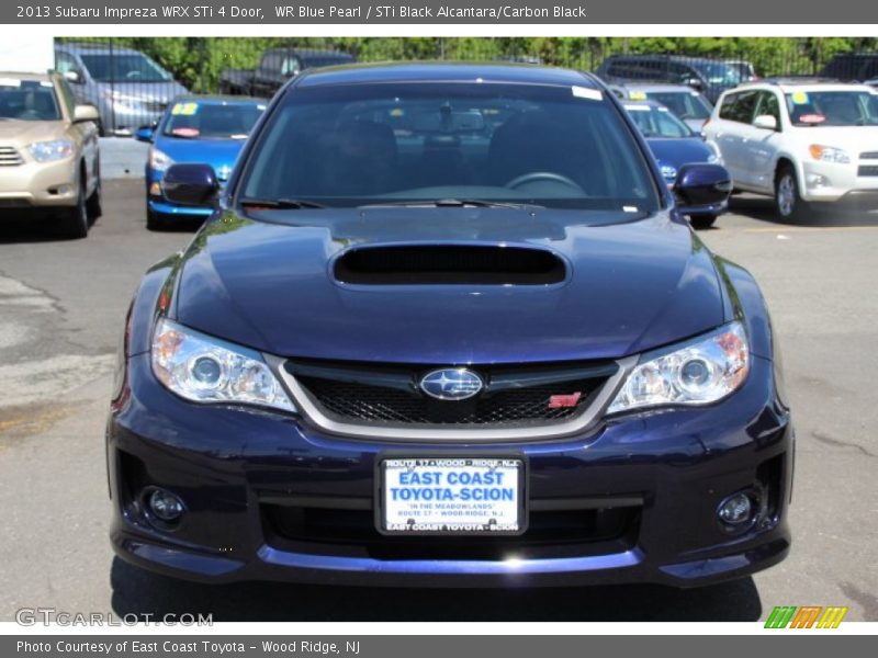 WR Blue Pearl / STi Black Alcantara/Carbon Black 2013 Subaru Impreza WRX STi 4 Door