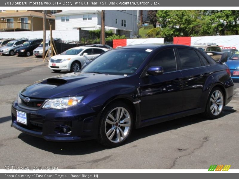 WR Blue Pearl / STi Black Alcantara/Carbon Black 2013 Subaru Impreza WRX STi 4 Door