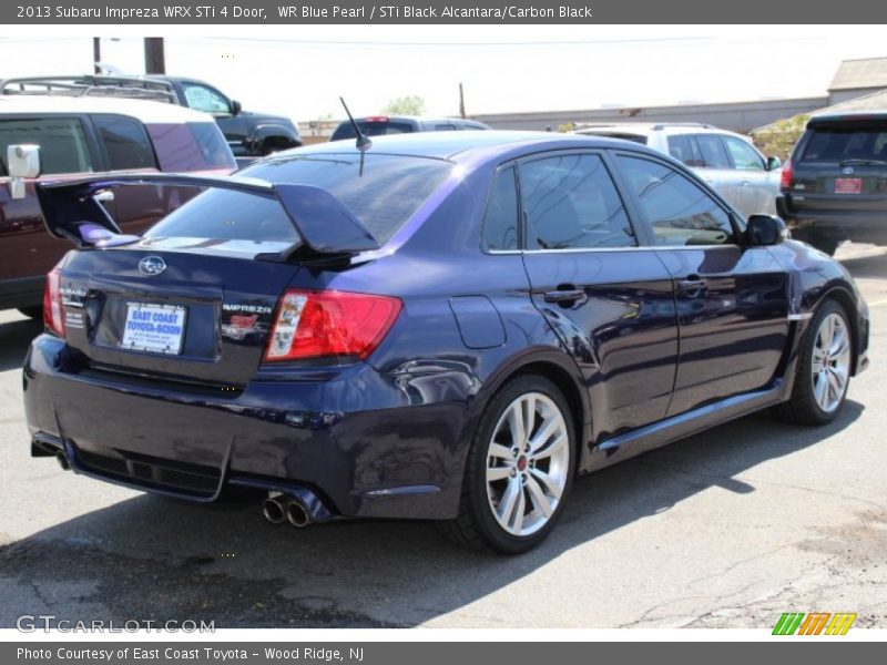WR Blue Pearl / STi Black Alcantara/Carbon Black 2013 Subaru Impreza WRX STi 4 Door