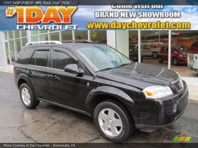 Black Onyx / Gray 2007 Saturn VUE V6 AWD
