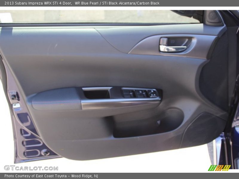 WR Blue Pearl / STi Black Alcantara/Carbon Black 2013 Subaru Impreza WRX STi 4 Door