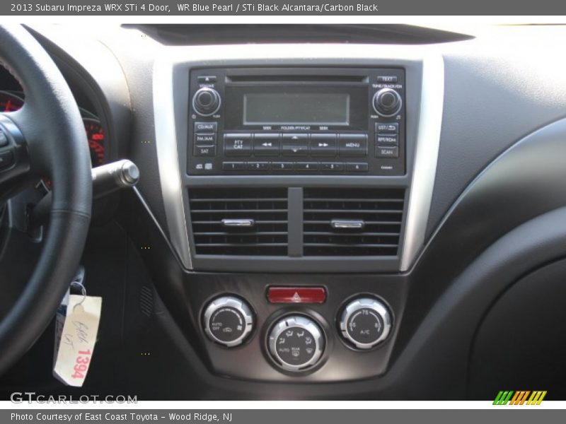 WR Blue Pearl / STi Black Alcantara/Carbon Black 2013 Subaru Impreza WRX STi 4 Door