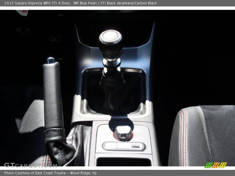 WR Blue Pearl / STi Black Alcantara/Carbon Black 2013 Subaru Impreza WRX STi 4 Door