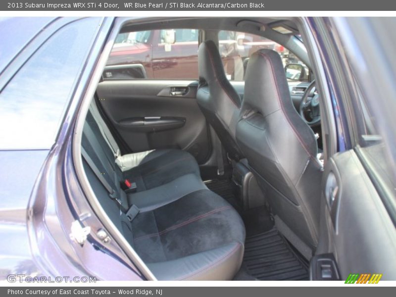 WR Blue Pearl / STi Black Alcantara/Carbon Black 2013 Subaru Impreza WRX STi 4 Door