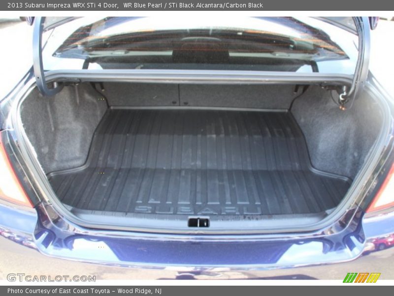 WR Blue Pearl / STi Black Alcantara/Carbon Black 2013 Subaru Impreza WRX STi 4 Door