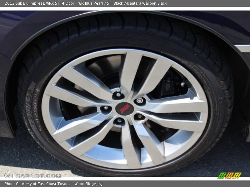 WR Blue Pearl / STi Black Alcantara/Carbon Black 2013 Subaru Impreza WRX STi 4 Door