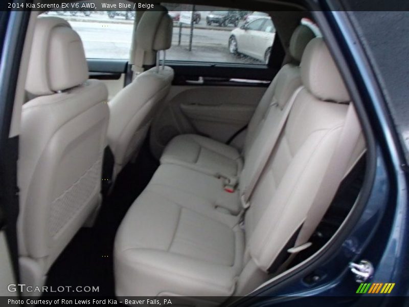 Wave Blue / Beige 2014 Kia Sorento EX V6 AWD