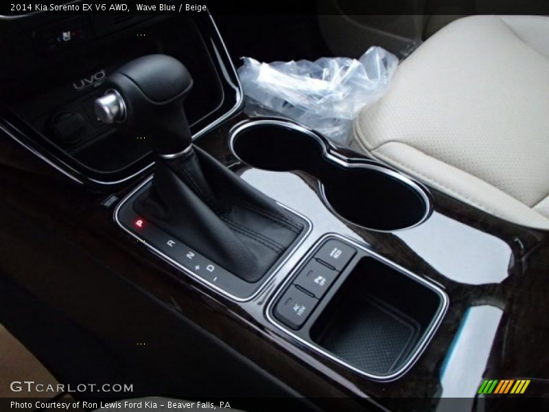 Wave Blue / Beige 2014 Kia Sorento EX V6 AWD