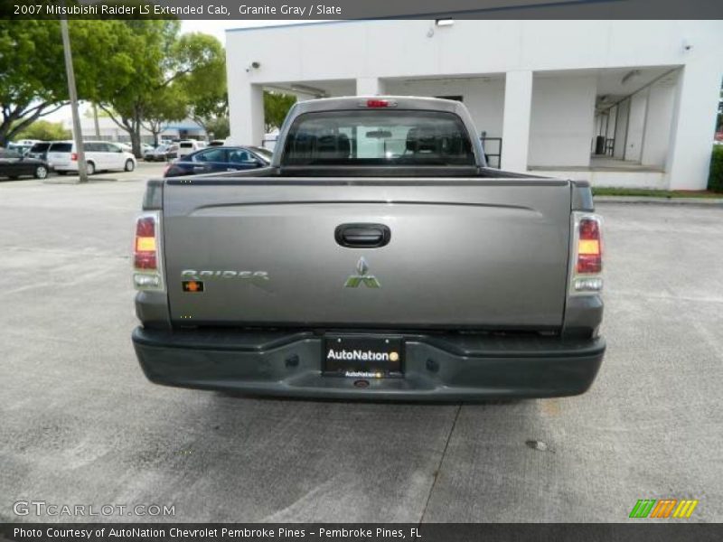 Granite Gray / Slate 2007 Mitsubishi Raider LS Extended Cab