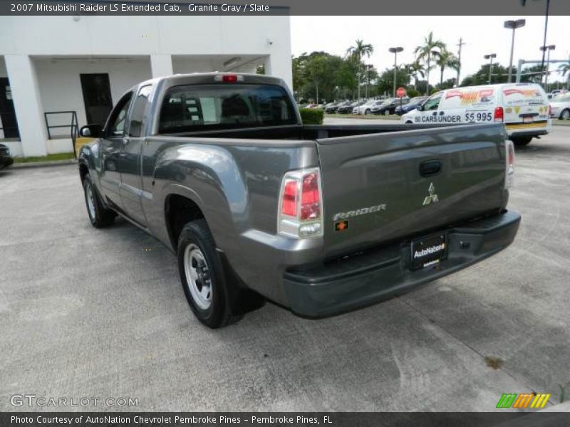 Granite Gray / Slate 2007 Mitsubishi Raider LS Extended Cab
