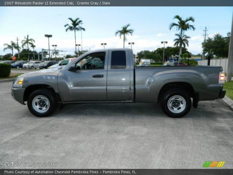Granite Gray / Slate 2007 Mitsubishi Raider LS Extended Cab