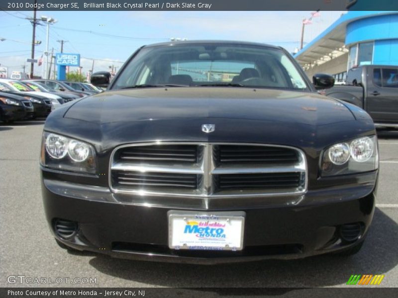 Brilliant Black Crystal Pearl / Dark Slate Gray 2010 Dodge Charger SE