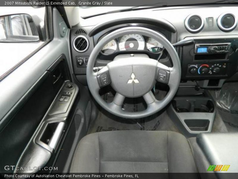 Granite Gray / Slate 2007 Mitsubishi Raider LS Extended Cab