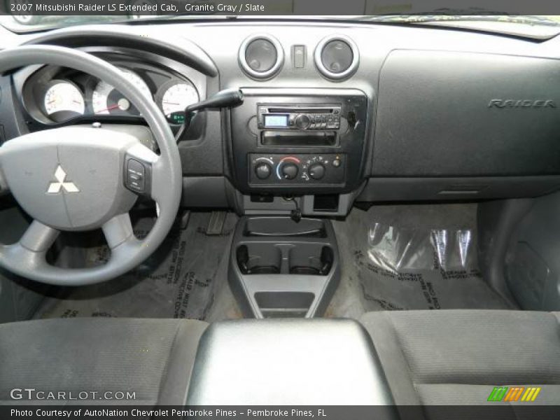 Granite Gray / Slate 2007 Mitsubishi Raider LS Extended Cab