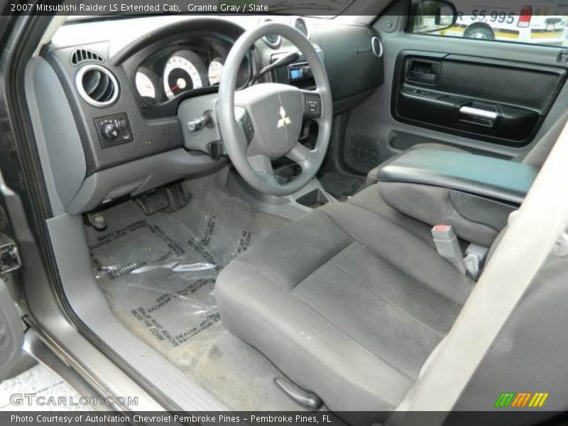 Granite Gray / Slate 2007 Mitsubishi Raider LS Extended Cab