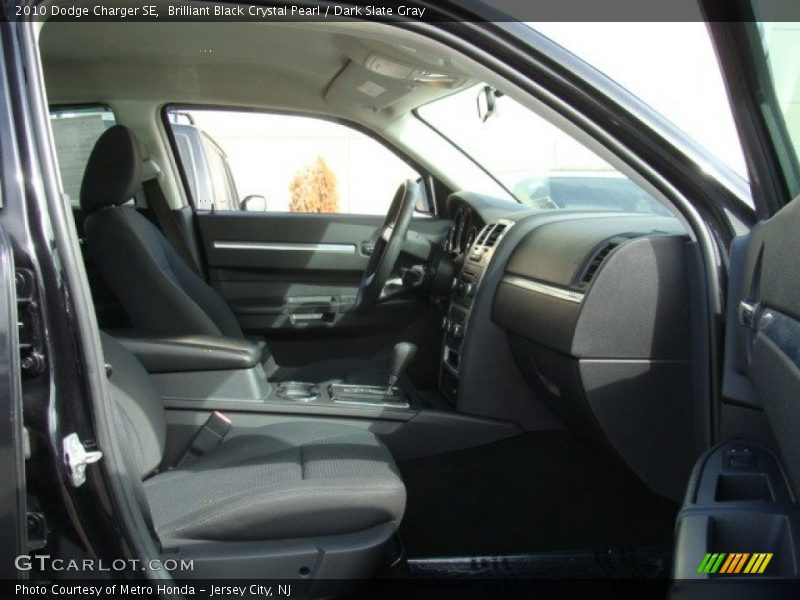 Brilliant Black Crystal Pearl / Dark Slate Gray 2010 Dodge Charger SE