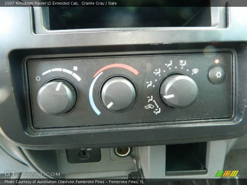 Granite Gray / Slate 2007 Mitsubishi Raider LS Extended Cab