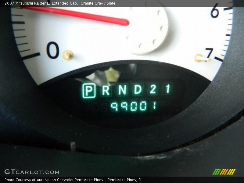 Granite Gray / Slate 2007 Mitsubishi Raider LS Extended Cab