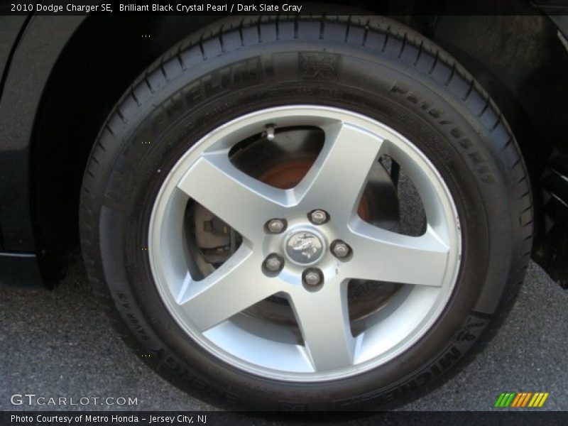 Brilliant Black Crystal Pearl / Dark Slate Gray 2010 Dodge Charger SE