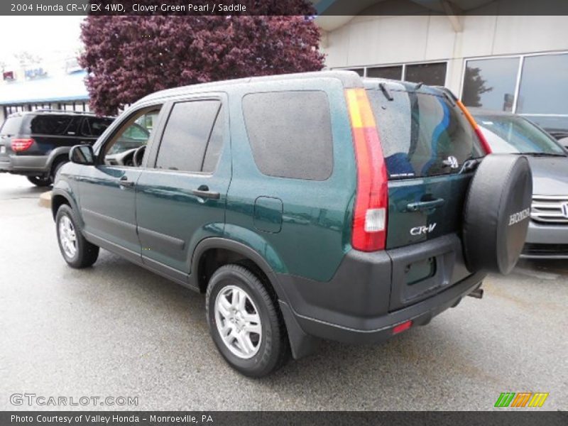 Clover Green Pearl / Saddle 2004 Honda CR-V EX 4WD