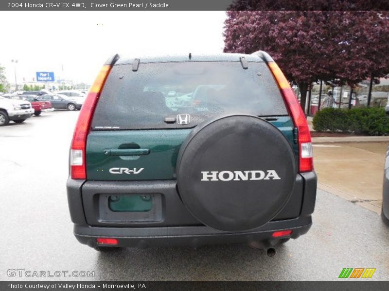 Clover Green Pearl / Saddle 2004 Honda CR-V EX 4WD