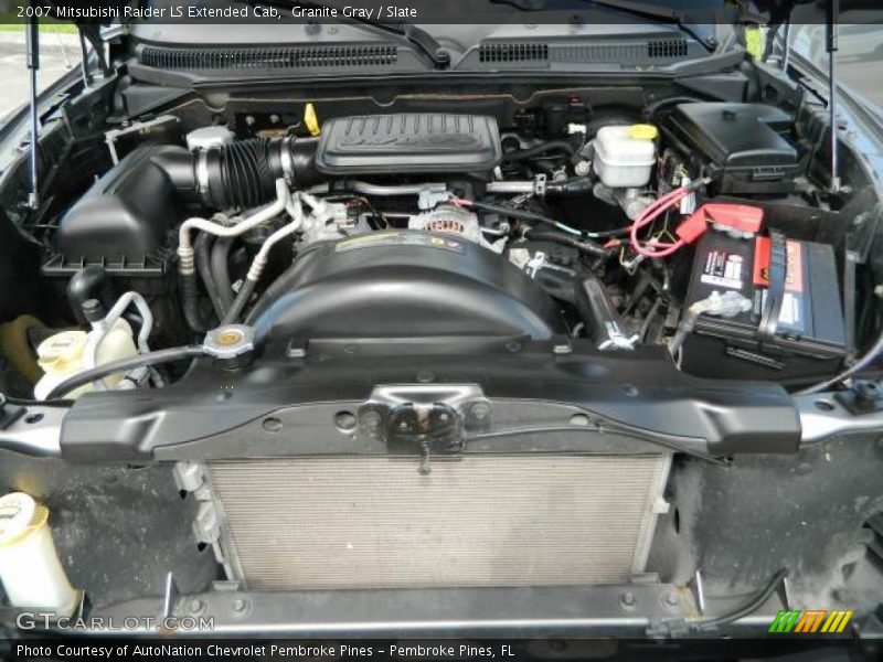 Granite Gray / Slate 2007 Mitsubishi Raider LS Extended Cab