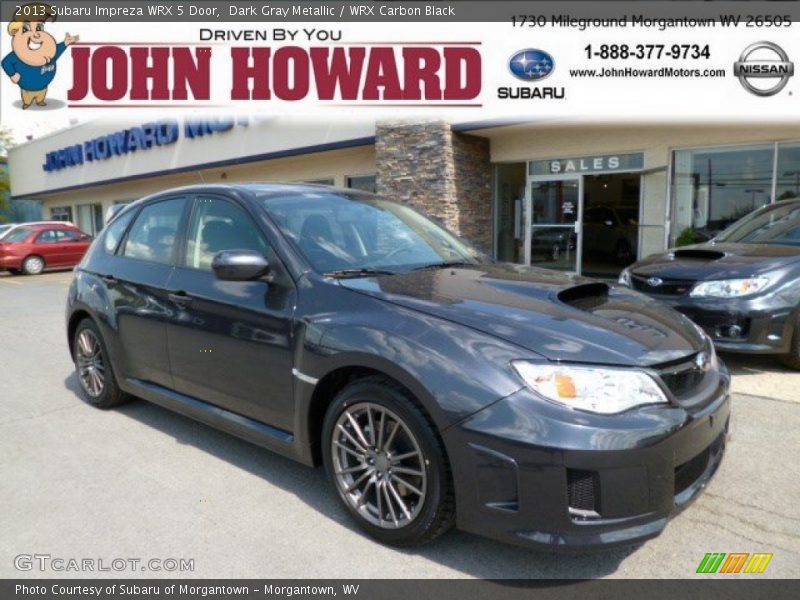 Dark Gray Metallic / WRX Carbon Black 2013 Subaru Impreza WRX 5 Door