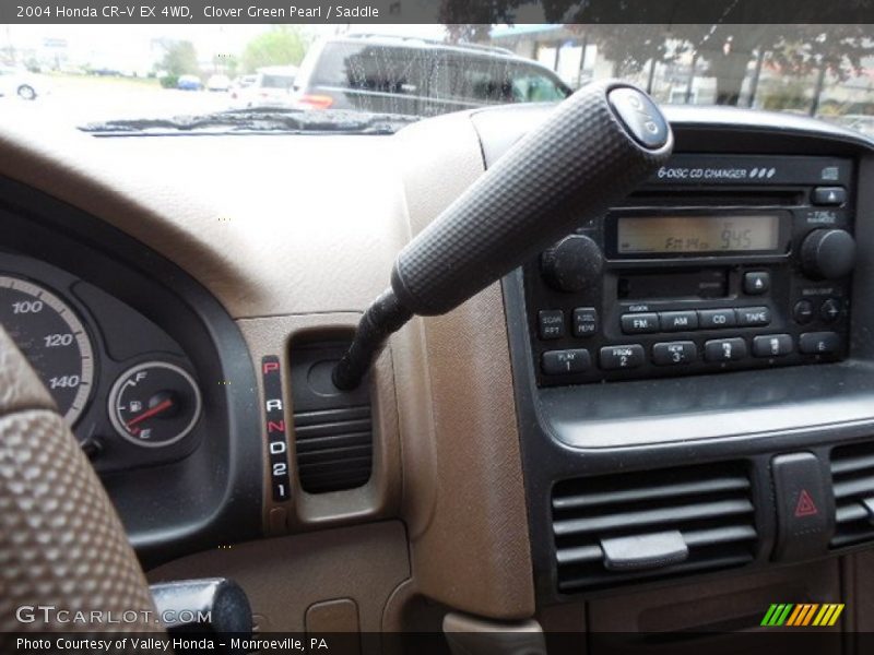 Clover Green Pearl / Saddle 2004 Honda CR-V EX 4WD