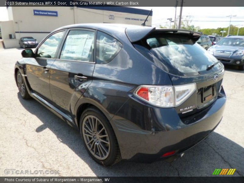 Dark Gray Metallic / WRX Carbon Black 2013 Subaru Impreza WRX 5 Door