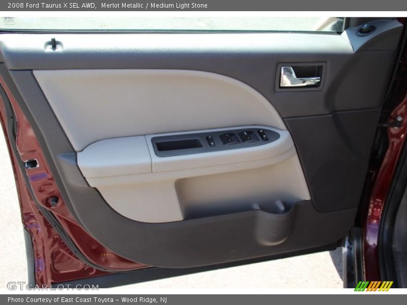 Merlot Metallic / Medium Light Stone 2008 Ford Taurus X SEL AWD